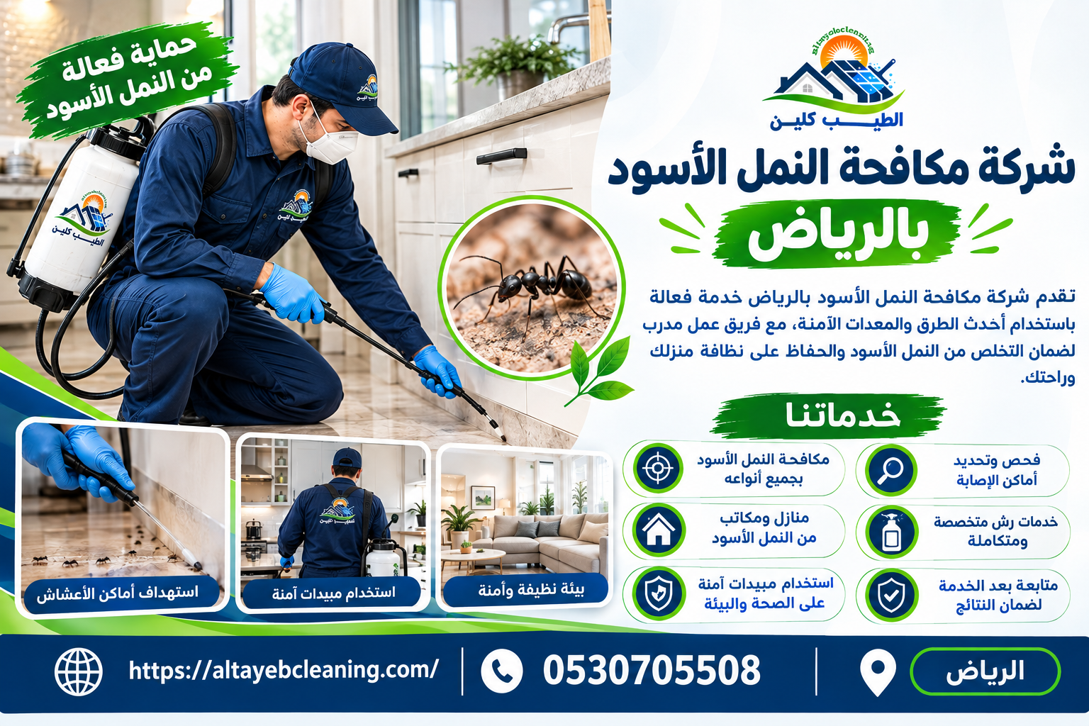 شركة مكافحة النمل الأسود بالرياض