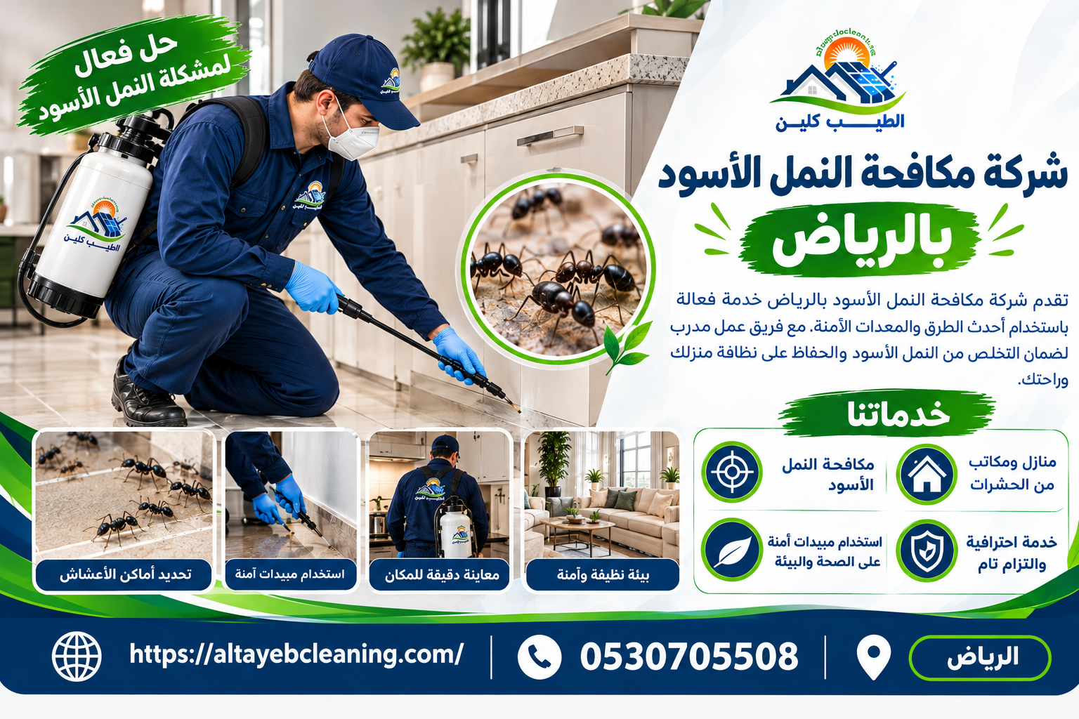 شركة مكافحة النمل الأسود بالرياض