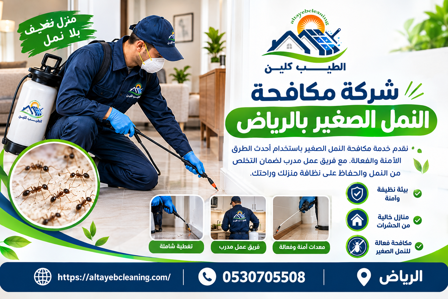 شركة مكافحة النمل الصغير بالرياض