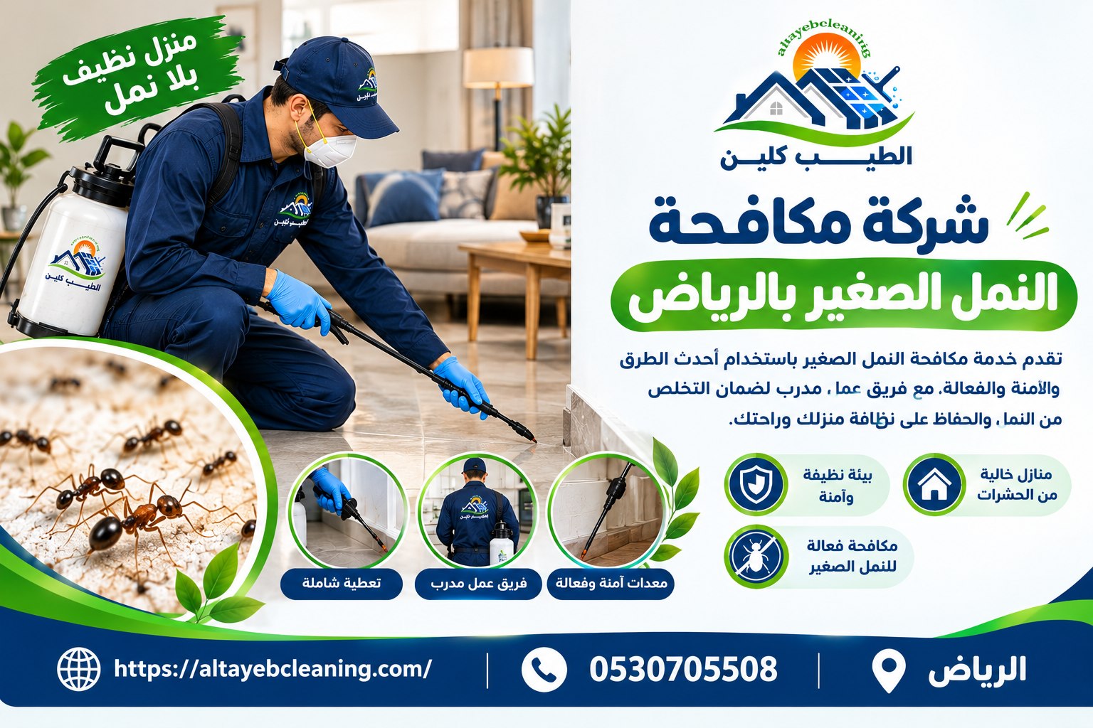 شركة مكافحة النمل الصغير بالرياض
